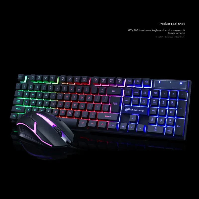 Limei Gtx300 Wired Gaming Keyboard Mouse Combo Usb Backlit