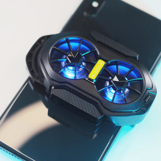 FS01 Dual Fan Rechargeable Mobile Phone Cooler Radiator