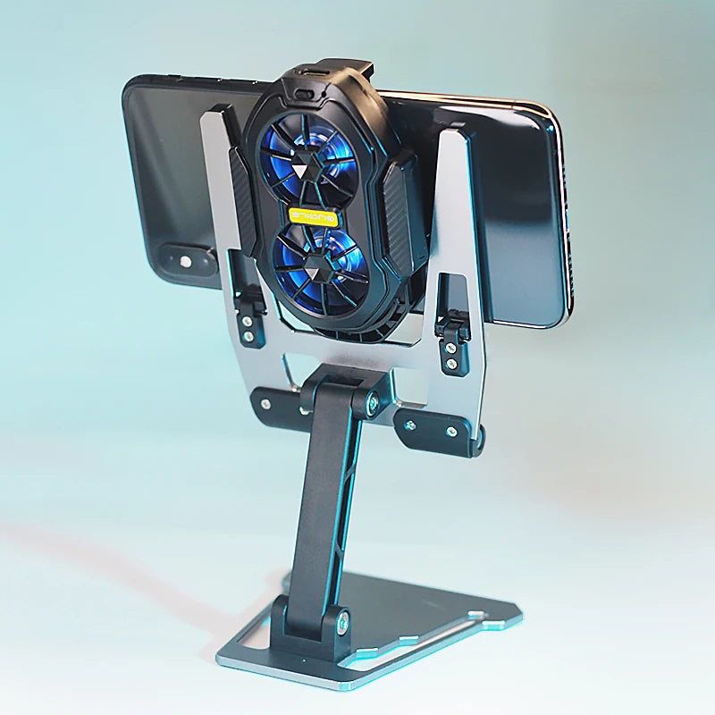 FS01 Dual Fan Rechargeable Mobile Phone Cooler Radiator