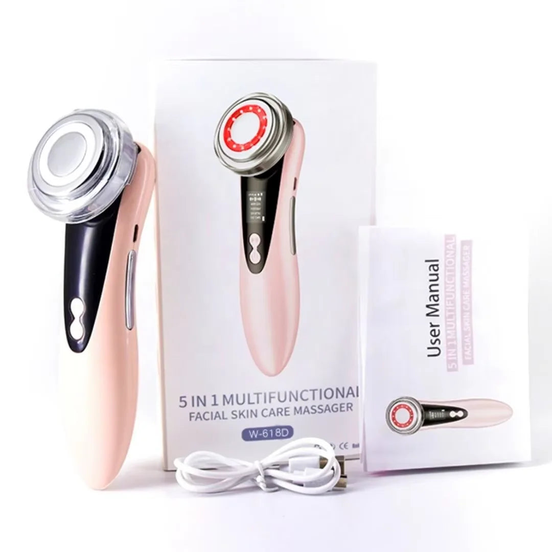 EMS Facial Massager Skin Care Tools 4 in 1 RF Face Lift Multifunction
