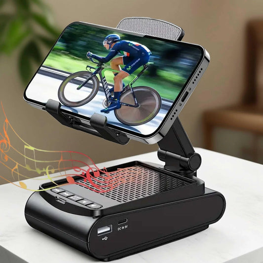 Wireless 5.1 Speaker Phone Holder Lazy Desktop Stand Universal