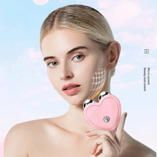 Facial Massager Microcurrent Face Lifting Machine Roller Skin