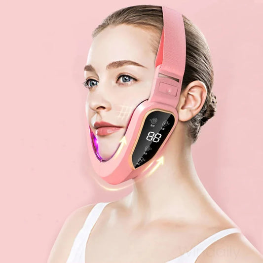 Facial Lifting Device LED Photon Therapy Facial Slimming Vibration