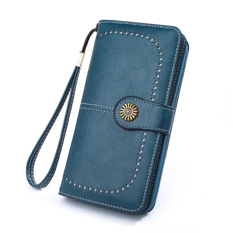 Women Wallets Purse Organizer Pouch Bag Credit Card Cash Holder Case Handbag Au - Black