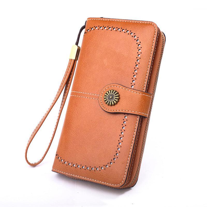 Women Wallets Purse Organizer Pouch Bag Credit Card Cash Holder Case Handbag Au - Black
