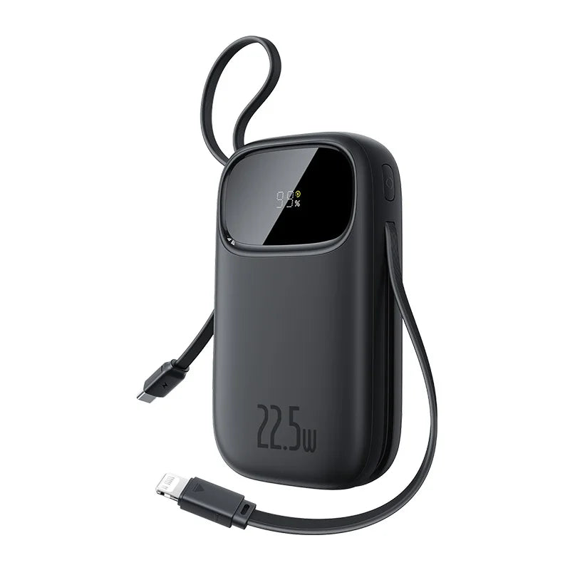 Baseus 22.5W 10000mAh 20000mAh Power Bank Built-In Retractable