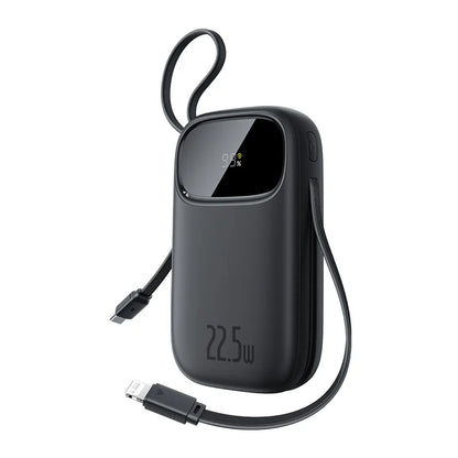 Baseus 22.5W 10000mAh 20000mAh Power Bank Built-In Retractable