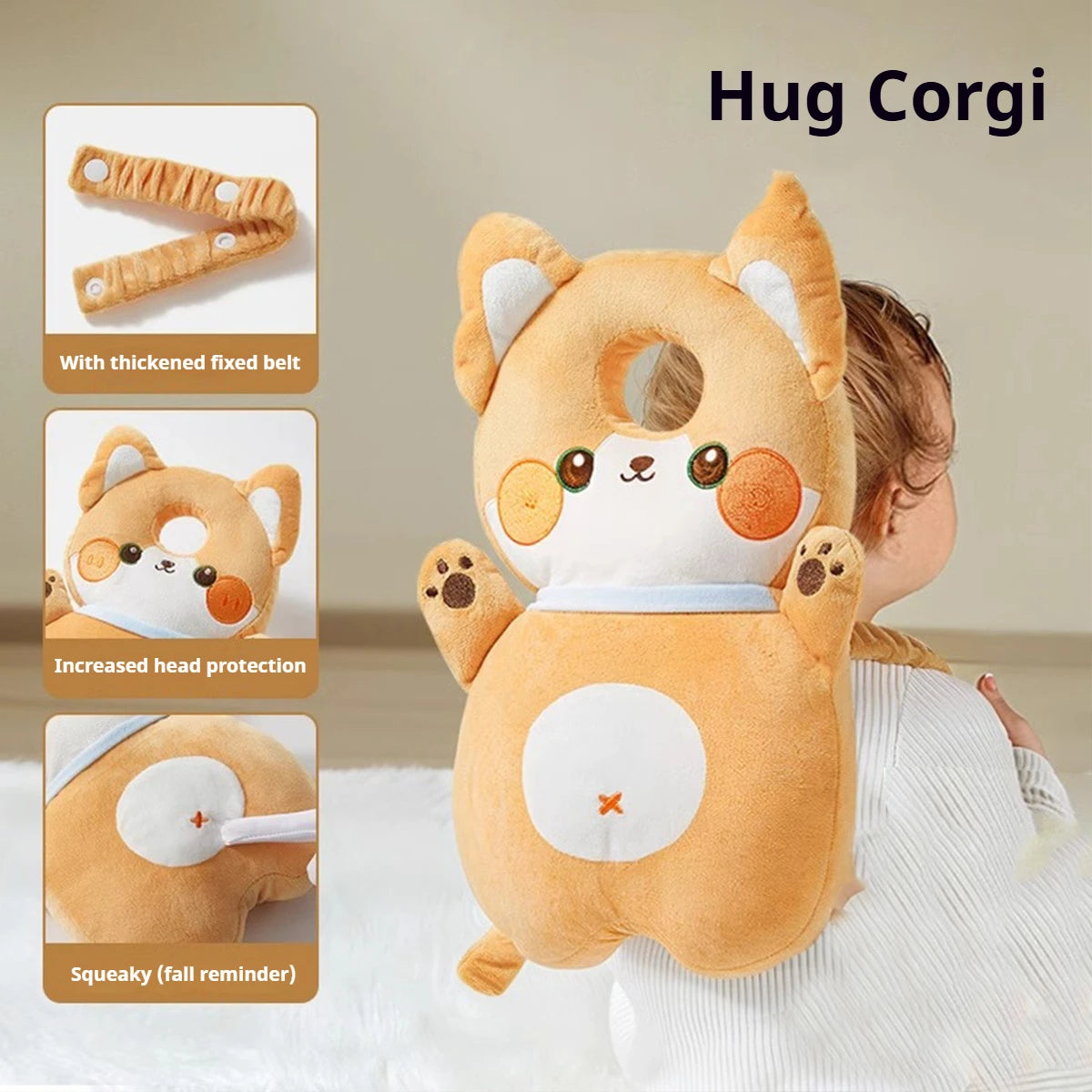 Baby Head Protection Headrest Cushions for Babies Newborn Baby