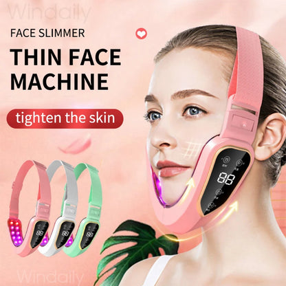 Facial Lifting Device LED Photon Therapy Facial Slimming Vibration