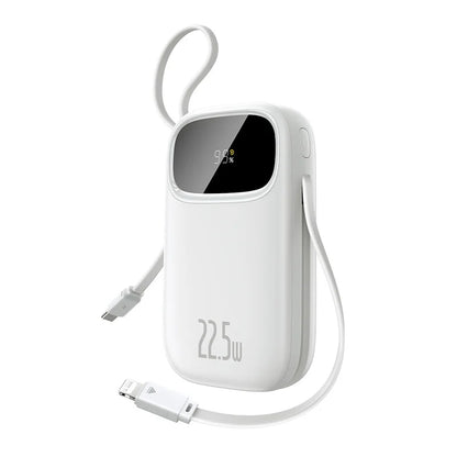 Baseus 22.5W 10000mAh 20000mAh Power Bank Built-In Retractable