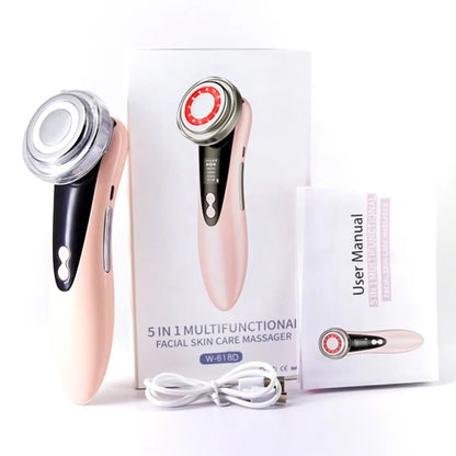 EMS Facial Massager Skin Care Tools 4 in 1 RF Face Lift Multifunction