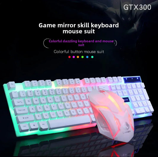 Limei Gtx300 Wired Gaming Keyboard Mouse Combo Usb Backlit