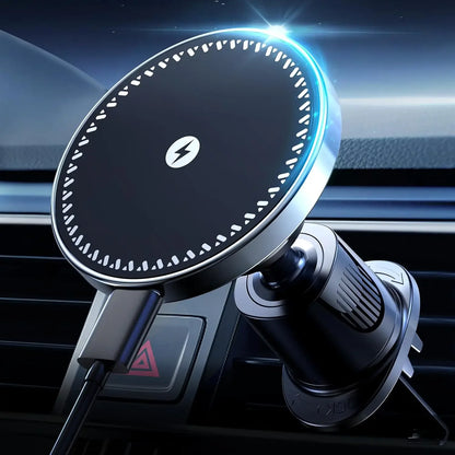 Magnetic Wireless Car Phone Charger Adapter 15W Air Vent Car Phone