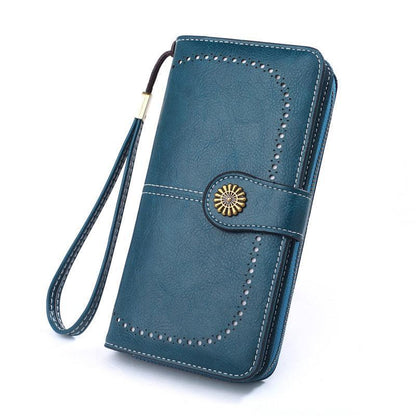 Women Wallets Purse Organizer Pouch Bag Credit Card Cash Holder Case Handbag Au - Black